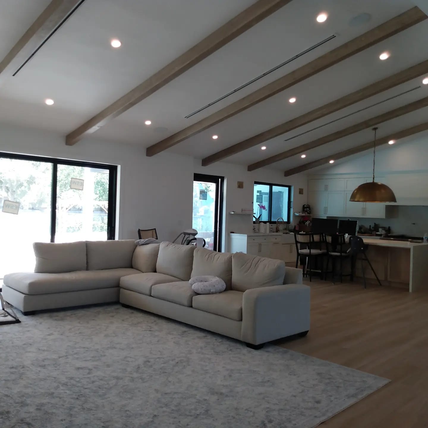 Elegant interior living room repaint